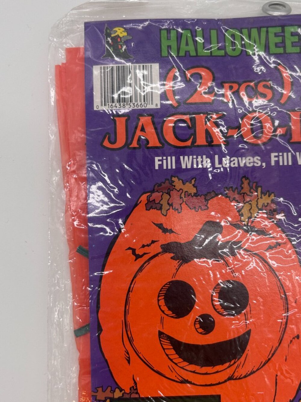Vintage Halloween~Fill A Jack-O-Lantern~Lawn Leaf Bags~2 pcs~36in tall 30in wide - Picture 6 of 9